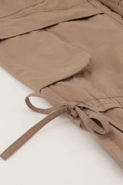 My Jewellery Pantalon Cargo à Taille élastique Marron Outlet