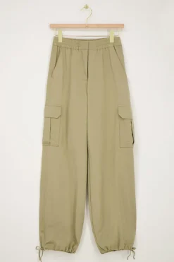 My Jewellery Pantalon Cargo Avec Taille élastique Vert Hot