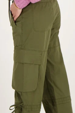 My Jewellery Pantalon Cargo élastique Vert New