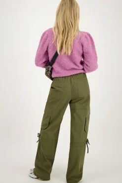 My Jewellery Pantalon Cargo élastique Vert New