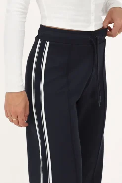 My Jewellery Pantalon Large Bleu Foncé Avec Ruban Adhésif Outlet