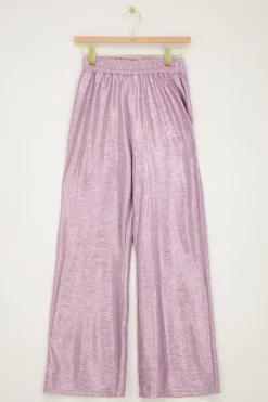 My Jewellery Pantalon Large Métallique Rose Online