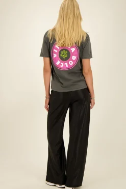 My Jewellery Pantalon Large Métallisé Noir Outlet