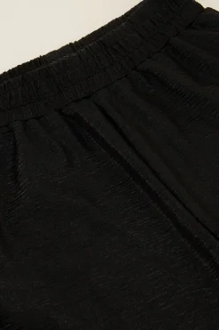 My Jewellery Pantalon Large Métallisé Noir Outlet