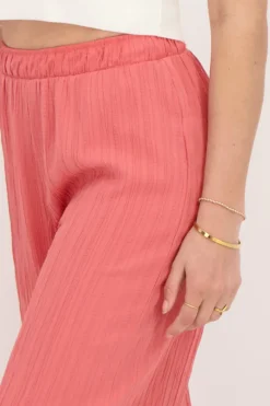 My Jewellery Pantalon Large Rose Corail Rose/Corail Discount