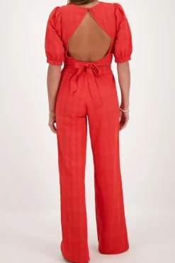 My Jewellery Pantalon Large Rouge Avec Ceinture élastique Outlet