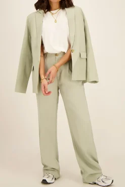 My Jewellery Pantalon Large Vert Clair Hot