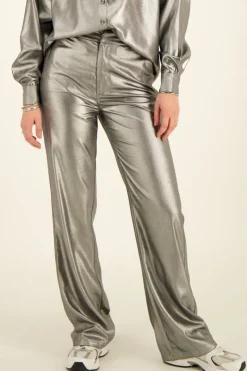 My Jewellery Pantalon Métallique Argenté Best