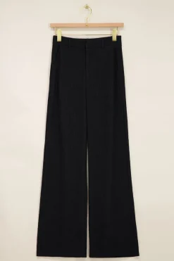 My Jewellery Pantalon Côtelé Noir Sale