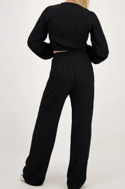 My Jewellery Pantalon Large Noir Discount