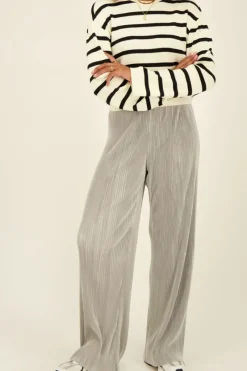My Jewellery Pantalon Plissé Argenté Outlet