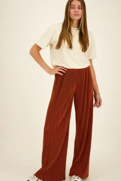 My Jewellery Pantalon Plissé Orange Sale