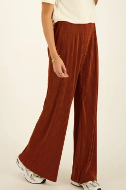 My Jewellery Pantalon Plissé Orange Sale