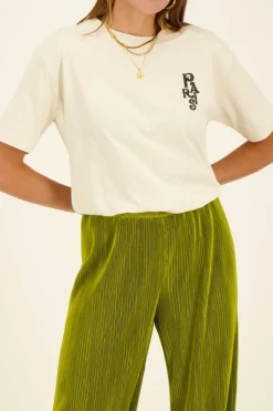 My Jewellery Pantalon Plissé Vert New