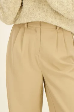 My Jewellery Pantalon évasé Beige Best