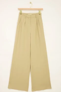 My Jewellery Pantalon évasé Beige Best