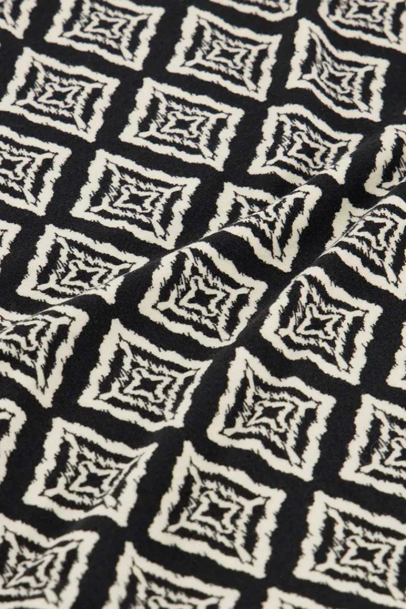 My Jewellery Pantalon évasé Avec Imprimé Aztèque Noir Outlet