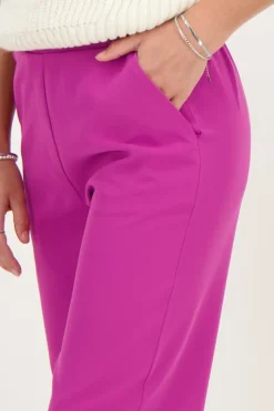 My Jewellery Pantalon élastique Violet Fashion