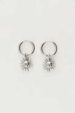 My Jewellery Petites Boucles D’oreilles Créoles Avec Soleil Outlet