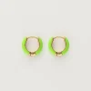 My Jewellery Petites Créoles Candy Vertes New