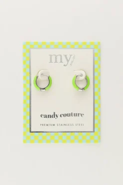 My Jewellery Petites Créoles Candy Vertes New