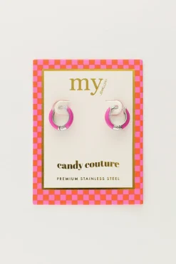 My Jewellery Petites Créoles Candy Violettes Sale