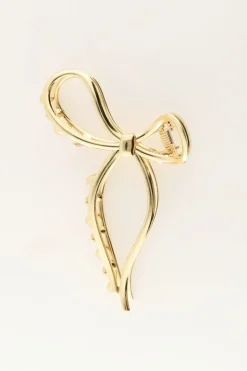 My Jewellery Pince à Cheveux Avec Nœud Doré New