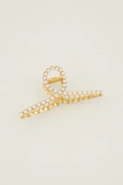 My Jewellery Pince à Cheveux Dorée Avec Perles Hot