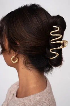 My Jewellery Pince à Cheveux Dorée Avec Torsade New