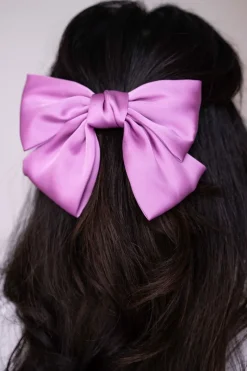 My Jewellery Pince à Cheveux Nœud Rose Violet clair New