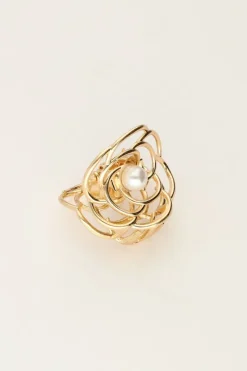 My Jewellery Pince à Cheveux Rose Dorée Avec Perle Outlet
