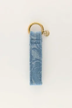 My Jewellery Porte-clés Avec Imprimé Roses Bleu Best