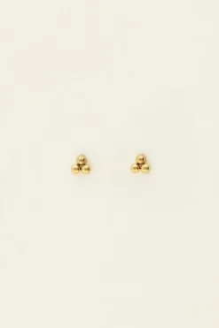My Jewellery Puces D'oreilles à Trois Boules Universe Best