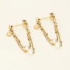 My Jewellery Puces D'oreilles Chaîne & Perles Clearance