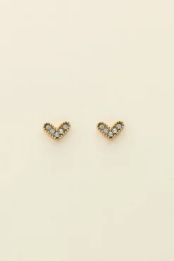 My Jewellery Puces D’oreilles Coeur & Pierres Mystic Discount