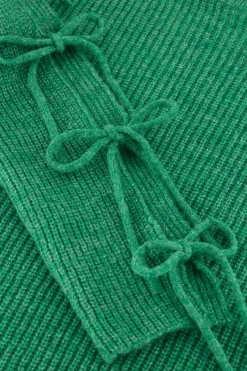 My Jewellery Pull Vert Avec Nœuds Sur Les Manches Hot