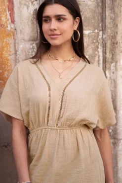 My Jewellery Robe En Mousseline Beige Best