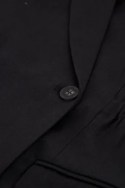My Jewellery Robe Blazer e Avec Col à Revers Noir Hot
