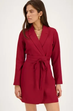 My Jewellery Robe Blazer Avec Cordon Rouge New