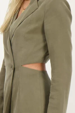 My Jewellery Robe Blazer e Dos Nu Vert Best