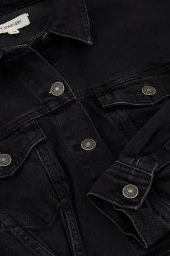 My Jewellery Robe Boutonnée En Denim Noir Clearance