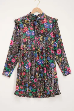 My Jewellery Robe Brillante Avec Motif à Fleurs New