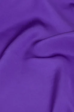 My Jewellery Robe Drappée te Satinée à épaule Dénudée Violet Clearance