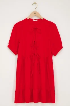 My Jewellery Robe Large Avec Nœuds Rouge Best