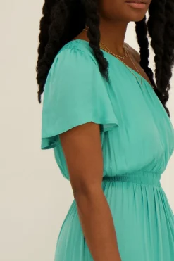 My Jewellery Robe Longue Bleue Asymétrique Online