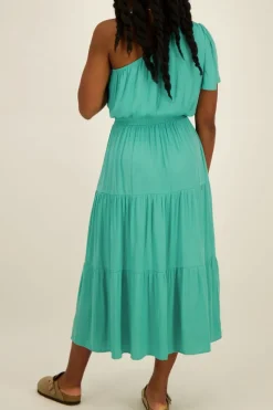 My Jewellery Robe Longue Bleue Asymétrique Online