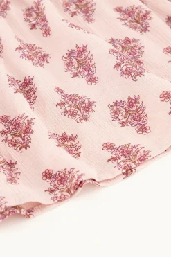 My Jewellery Robe Midi Rose Avec Col En V Profond Et Imprimé Online