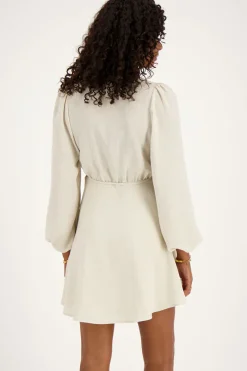 My Jewellery Robe Portefeuille Beige Aspect Lin Outlet
