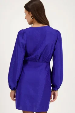 My Jewellery Robe Portefeuille Bleue Jacquard Zébré Clearance