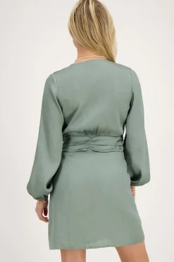 My Jewellery Robe Portefeuille e Avec Ceinture Vert Online